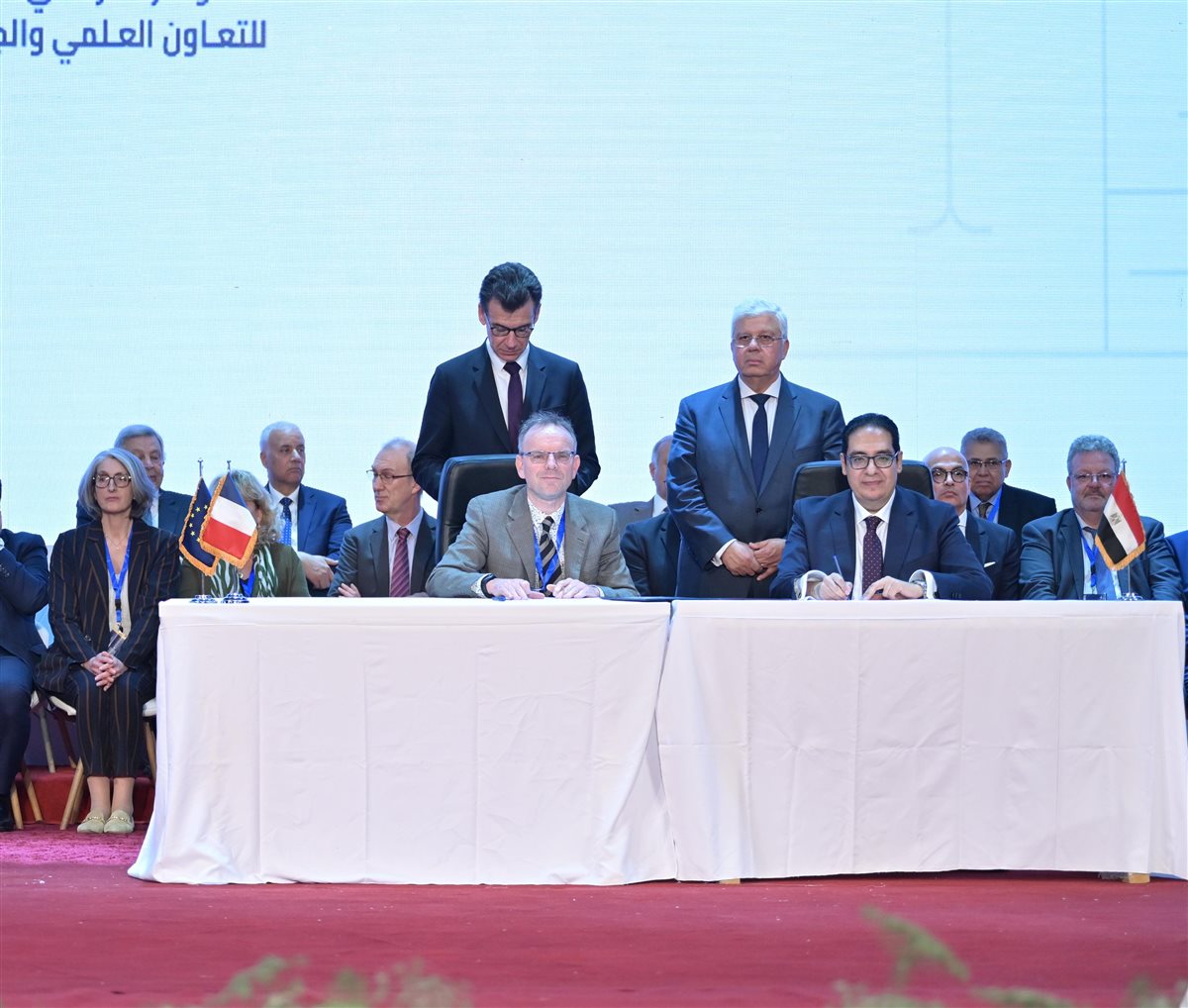 الرئيس الفرنسي في جامعة القاهرة