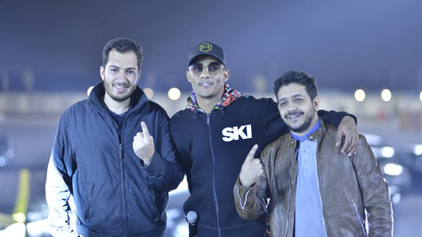 محمد رمضان في اول بروفات اقوي حفلة في مصر (صور)