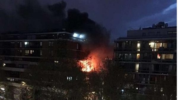 انفجار مروع بوسط باريس(فيديو)