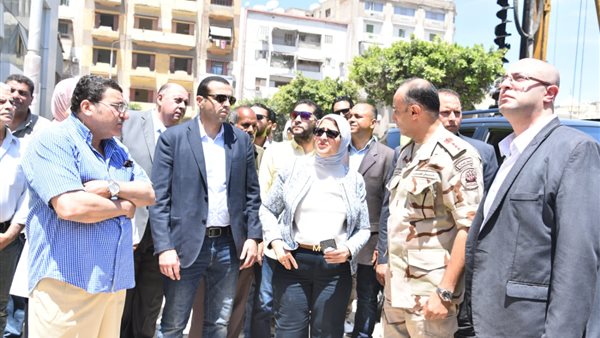 وزيرة الصحة تعلن الانتهاء من مبنى العيادات الخارجى بمستشفى بورسعيد العام