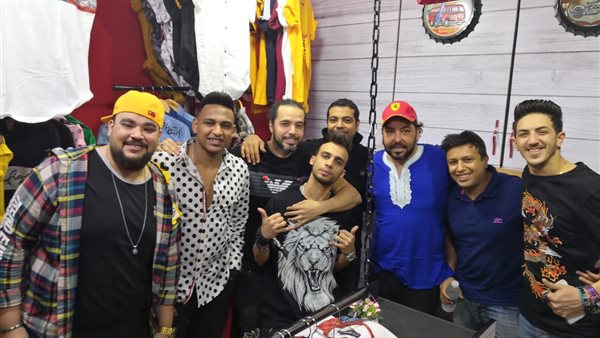 الجريني و حماده هلال والمدفعجية في افتتاح Number 1 (صور)