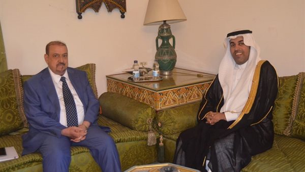 رئيس البرلمان العربي يجتمع مع رئيس مجلس النواب اليمني في القاهرة (فيديو) 