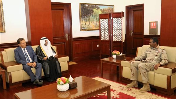 نائب رئيس المجلس العسكري الانتقالي بجمهورية السودان يلتقي برئيس البرلمان العربي  