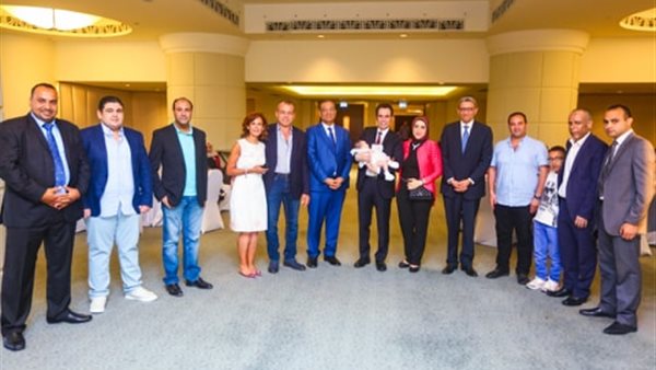  أحمد المسلماني يحتفل بمولودته الأولي