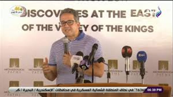 وزير الآثار: مستمرون فى الكشف عن المقابر الملكية بوادي الملوك (فيديو) 