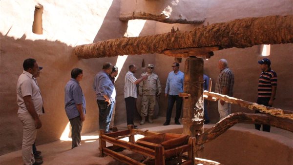 جمال مصطفى يتفقد أعمال تطوير مدينة بلاط الأثرية (صور)