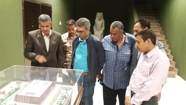 رئيس قطاع المتاحف يتفقد متاحف مصر العليا (صور)