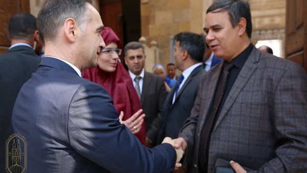 وزير خارجية ألمانيا يزور الجامع الأزهر (صور)