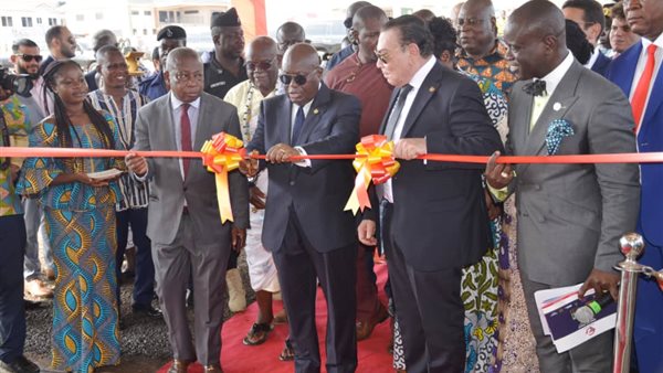 اجواء احتفالية في غانا بمناسبة استلام ثاني مستشفي تنفذه شركة مصرية.. الرئيس الغاني: المستشفي انجاز مصري بمواصفات عالمية (صور)