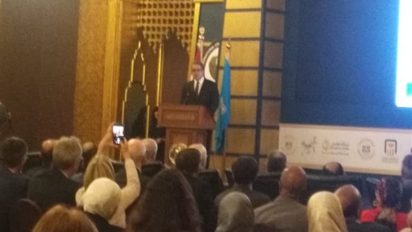 وزير الاثار يفتتح مؤتمر علم المصريات ويكرم العلماء ويؤكد : نرفض تهريب آثار مصر (صور)