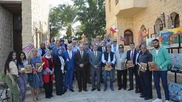 القنصل الروسى يشهد ختام ملتقى أرسينوى بالفيوم