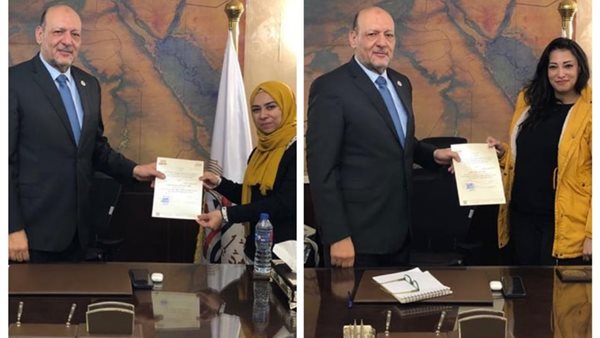 شيماء حجاج للجنة المشروعات المتوسطة وفاطمة عبدالهادي لـ