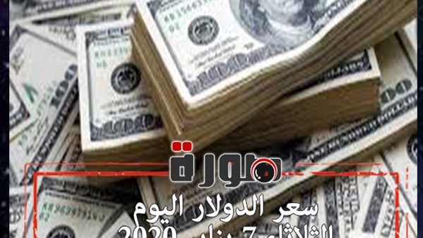 الدولار لايف | سعر الدولار اليوم الثلاثاء 7 يناير 2020