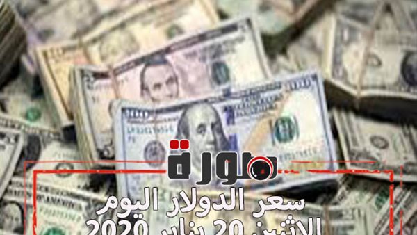 الدولار لايف | سعر الدولار اليوم الاثنين 20 يناير 2020