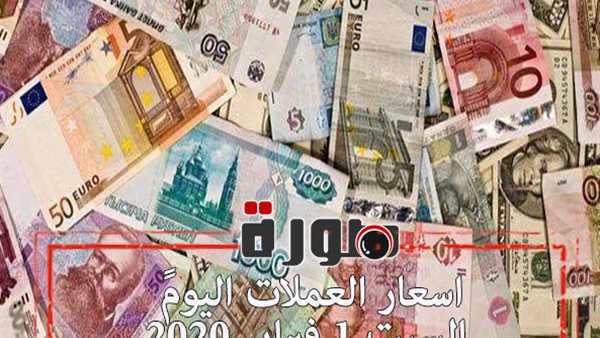 اسعار العملات اليومً السبت 1 فبراير 2020