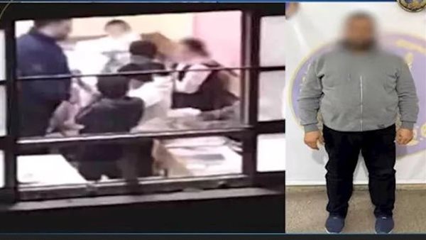فيديو مثير.. معلم يعتدي بالضرب على طلاب داخل مدرسة بالشرقية | شاهد