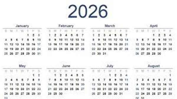 قائمة الإجازات الرسمية وموعد أول إجازة مقبلة في 2026