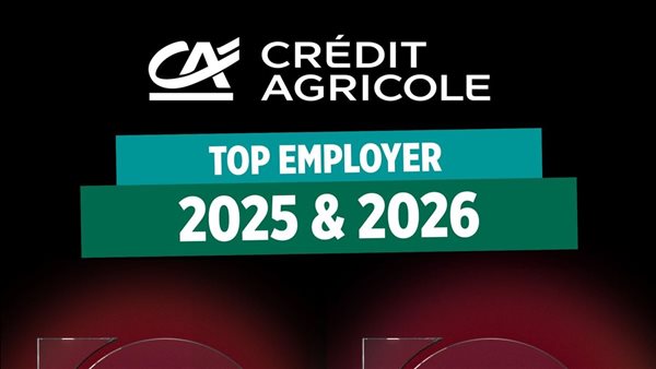 بنك كريدي اجريكول مصر يحصل على شهادة 