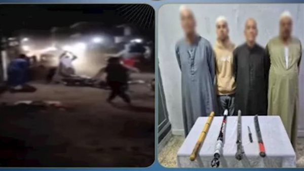 فيديو مثير.. مشاجرة دامية بسبب خلافات أراضٍ بالمنوفية | شاهد