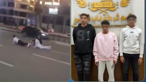  بيلعبوا وسط الطريق.. تفاصيل القبض على أصحاب الفيديو المثير بالإسكندرية | شاهد