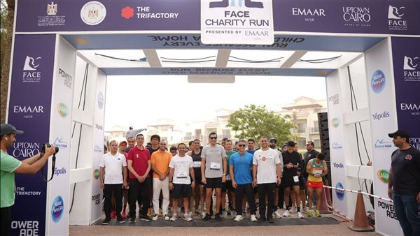 وزير الشباب والرياضة وسفير الإمارات يطلقان شارة البدء لسباق FACE الخيري بـ Uptown Cairo بمشاركة 1000 متسابق