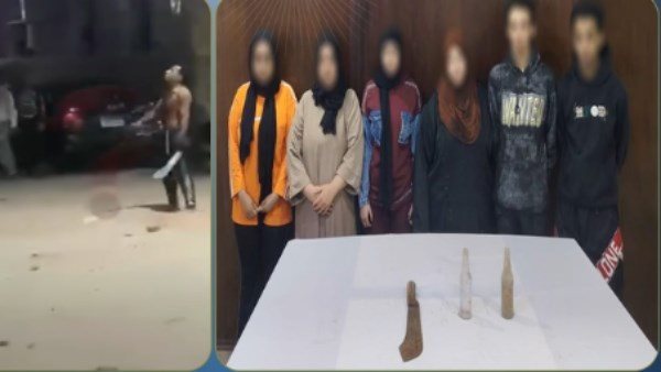 تفاصيل ضبط طرفي مشاجرة الأسلحة البيضاء والزجاجات في المرج | فيديو