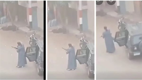لقطات تحبس الأنفاس.. لحظة إطلاق النار على المواطنين في أسيوط | فيديو 