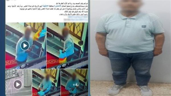 الكاميرات فضحته.. تفاصيل سرقة أحذية المصلين من داخل مسجد بالدقهلية | فيديو