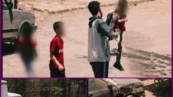 شاله وهبده على الأرض.. لقطات صادمة للاعتداء على طفل الدويقة | فيديو