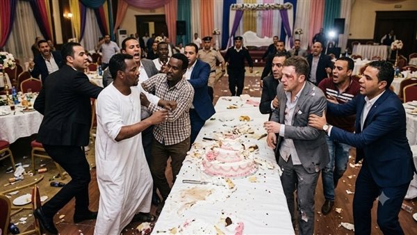  إصابة بريطاني وسودانيين بسبب الجاتوه.. التفاصيل الكاملة لمشاجرة حفل الزفاف بمدينة نصر 