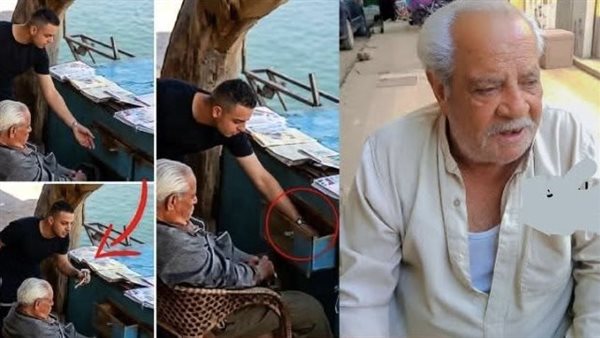  معرفكش يا شحات.. بائع الجرائد ضحية السرقة بحلوان باكيًا: بنتي متبرية مني | فيديو
