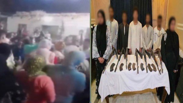  حملوا أسلحة نارية فى حفل زفاف.. تفاصيل القبض على 5 أشخاص وسيدتين بقنا | فيديو 