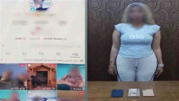 مقاطع خادشة.. تفاصيل ضبط تيك توكر شهيرة بالإسكندرية | فيديو