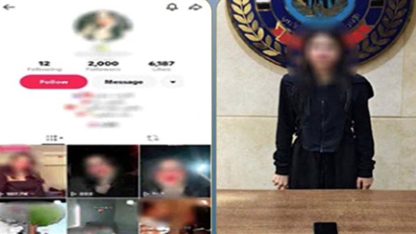 مقاطع خادشة.. تفاصيل القبض على صانعة محتوى بالجيزة | فيديو