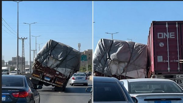 وقت الشدة بتظهر معادن الرجال.. سائق تريلا يمنع كارثة فى اللحظة الأخيرة | فيديو