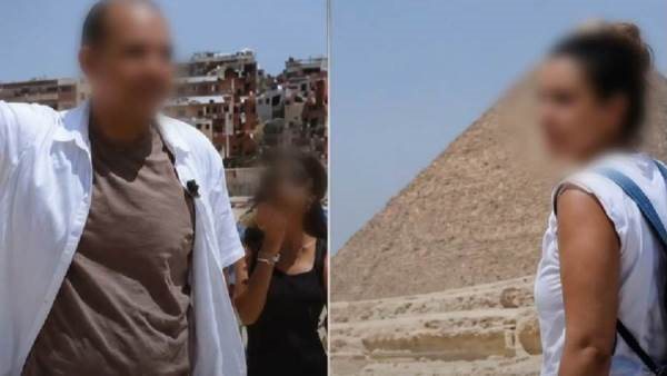 تفاصيل أداء شاب أجنبي وفتاة مصرية إشارات خارجة بالأهرامات