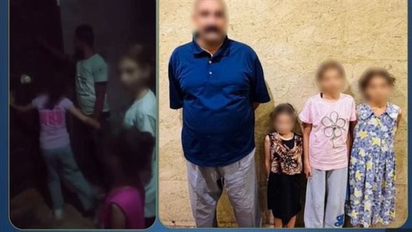  معندوش قلب.. القبض على أب طرد بناته الصغار بالقليوبية | فيديو