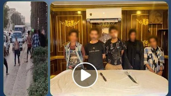ارتبط بصديقتي وكنت بعاقبه.. تفاصيل ضبط طرفي مشاجرة الهرم | فيديو