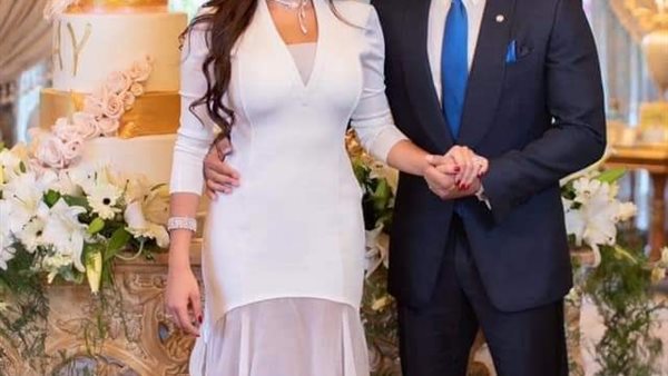 أحدث صور من حفل زفاف أبوهشيمة وياسمين صبري