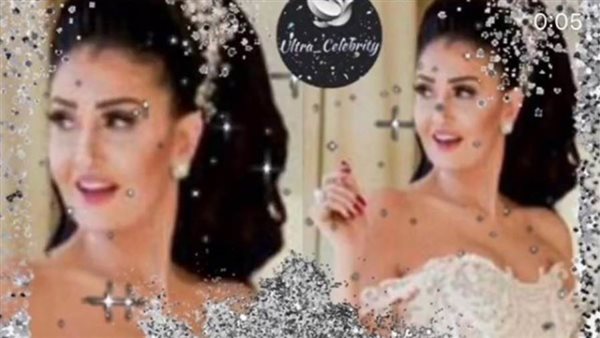 غادة عبد الرازق تحتفل بزواجها بالفستان الأبيض 