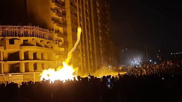 بالفيديو والصور.. اللقطات الأولى لانفجار خط غاز بحلمية الزيتون 