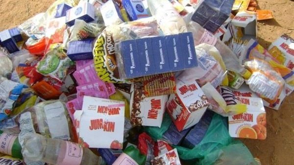 الصحة: ضبط وإعدام 76 طن أغذية غير صالحة للاستهلاك الآدمي