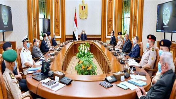 5 رسائل قوية من مجلس الدفاع الوطني بشأن أزمات سد النهضة وليبيا 