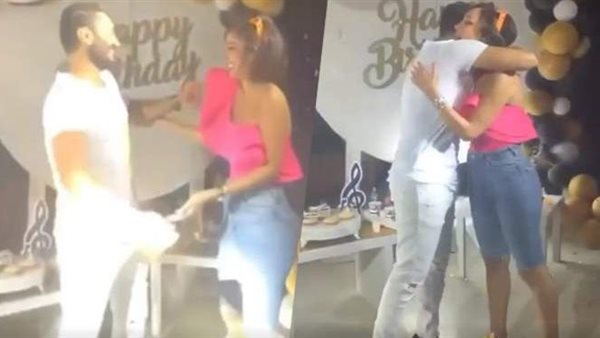  زوجة تامر حسني تفاجئه بهدية ضخمة في عيد ميلاده | فيديو 