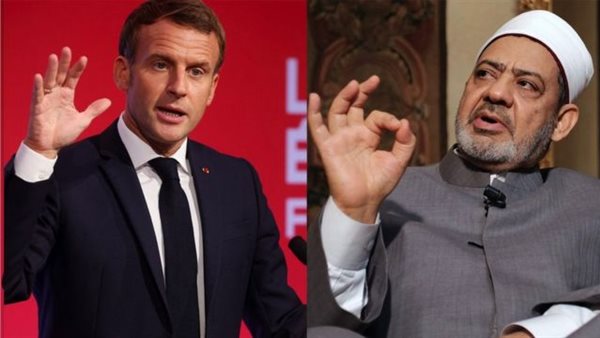  تعليق ناري من الأزهر ردا على تصريحات ماكرون ضد الإسلام