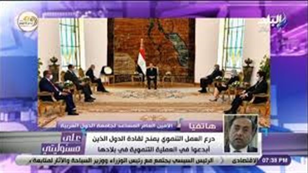 السفير حسام زكي: السيسي صاحب تجربة تنموية رائدة في العالم العربي | فيديو