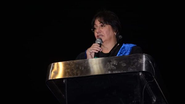 نادية العارف توجه تحيه لروح الدكتور محمد الحناوي رئيس جامعة اسلسكا السابق: بفضله كان مسار الجامعة للنجاح اجباري