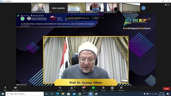 مفتى الجمهورية يهنيء الرئيس السيسى بمولد النبى الشريف 