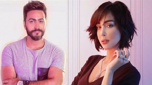 بعد صوره مع المعجبات وأنباء انفصالهما .. تامر حسني يوجه رسالة مثيرة لبسمة بوسيل