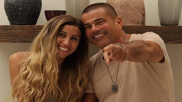 أول رد فعل من عمرو دياب بعد أخبار انفصاله عن دينا الشربيني